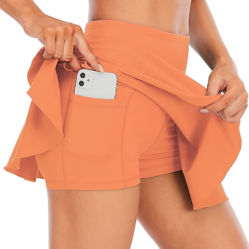 

Women's Swimwear Cover Up Swim Shorts Swimsuit Pure Color Green Purple Royal Blue Orange Yellow Bathing Suits New Neutral Casual / Vacation / Modern