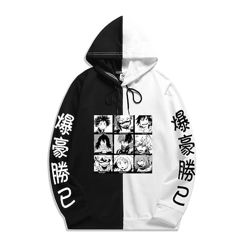 

Inspired by My Hero Academia Boko No Hero Bakugou Katsuki Deku Hoodie Anime 100% Polyester Anime Harajuku Graphic Kawaii Hoodie For Men's / Women's / Couple's