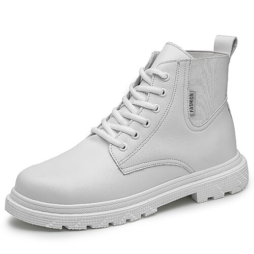 

Unisex Boots Sporty Outdoor Hiking Shoes PU Black Khaki White Winter