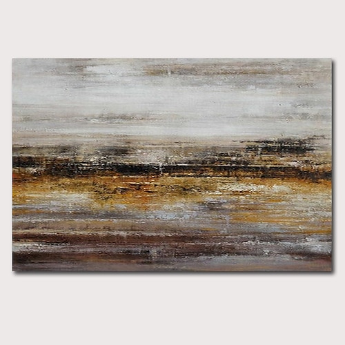 

Wall Art Canvas Prints Painting Artwork Picture Abstract Knife PaintingYellow Landscape Home Decoration Decor Rolled Canvas No Frame Unframed Unstretched