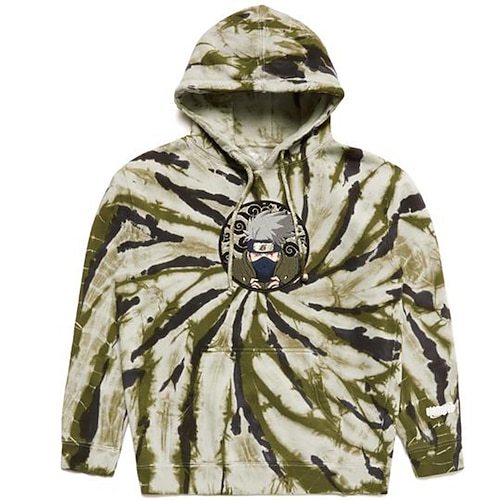 

Naruto Hatake Kakashi Hoodie Anime Cartoon Anime Tie Dye 3D Harajuku Hoodie For Men's Women's Unisex Adults' 3D Print 100% Polyester