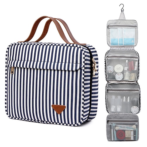 

Unisex Canvas Bag Handbags Cosmetic Bag Top Handle Bag Canvas Tote Bag Canvas Zipper Plaid Daily Office & Career Black Dark Blue Coffee