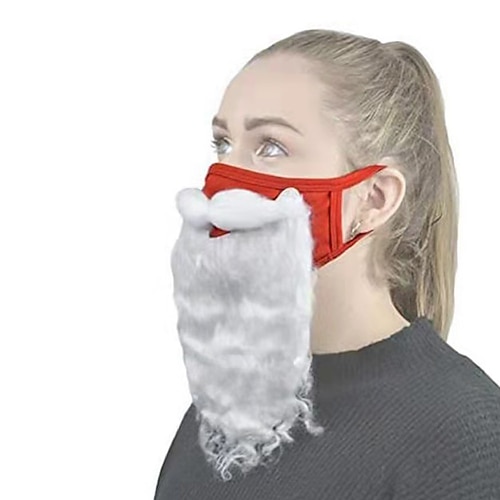 

Women's Masks Face Mask Cotton 3D Funny Christmas Christmas Santa Claus 1pc / pack Mask Portable Windproof Outdoor / Fall / Winter