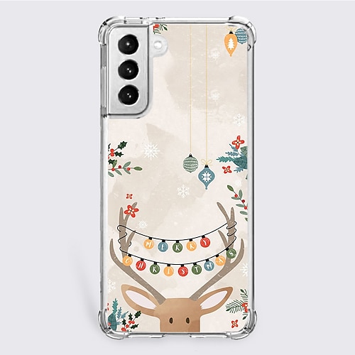 

Christmas Phone Case For Samsung Galaxy A72 A52 A42 A32 A22 A12 A02 A21s Unique Design Protective Case Dustproof Shockproof Back Cover TPU