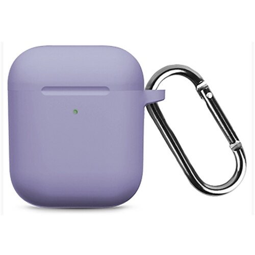 

Case Cover Compatible with Airpods 1/2 Shockproof Dustproof Solid Color Silicone Headphone Case