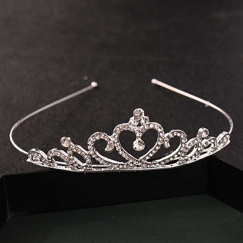 

Crown Tiaras Headbands Headpiece Rhinestone Alloy Wedding Party / Evening Retro With Crystal / Rhinestone Headpiece Headwear