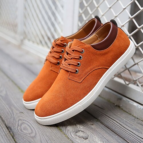 

Men's Sneakers Skate Shoes Casual Home Daily PU Light Yellow Wine Black Fall Spring