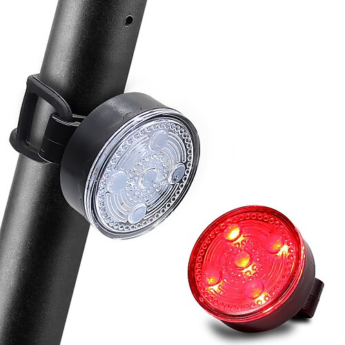 

LED Bike Light Rechargeable Bike Light Set Rear Bike Tail Light Safety Light LED Bicycle Cycling Waterproof Super Bright Portable Professional Rechargeable Li-ion Battery 200 lm Rechargeable Battery