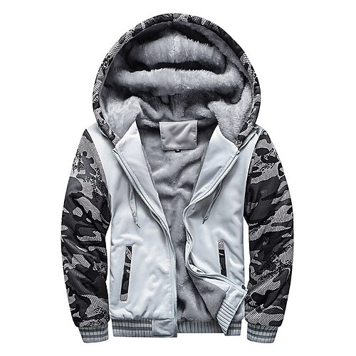 

Men's Hoodie Dark Grey Blue Light Grey Red Blue Black Cool Winter Clothing Apparel Hoodies Sweatshirts