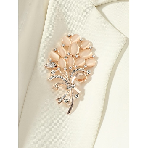 

Women's Brooches Classic Stylish Elegant Classic French Sweet Brooch Jewelry Gold For Party Gift Carnival Prom Festival