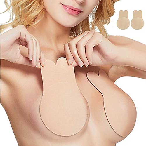 

Women's Bras & Bralettes Strapless Full Coverage Solid Color Sexy Micro-elastic Push Up Invisible Christmas Date Party & Evening Cotton Black / Valentine's Day / Valentine's Day