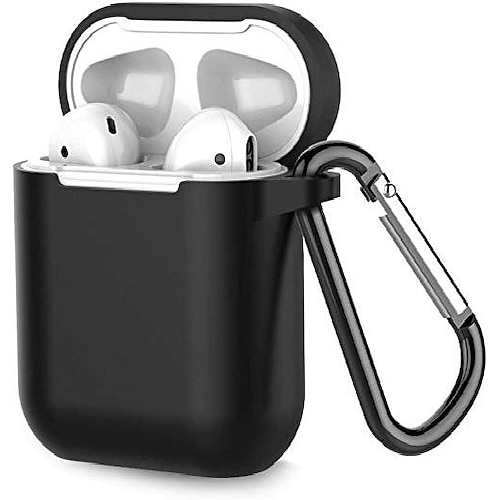 

AirPods Case Cover with Keychain, Full Protective Silicone AirPods Accessories Skin Cover for Women Girl