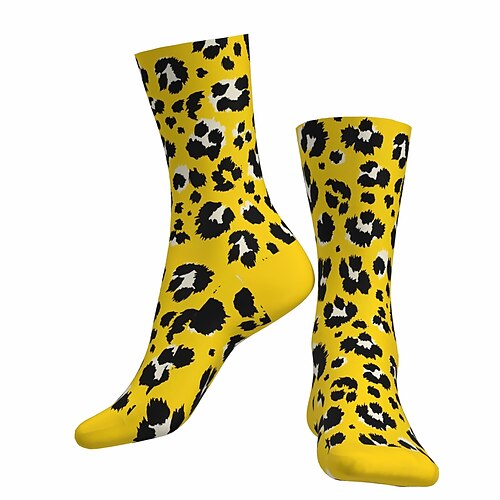 

Socks Cycling Socks Bike Socks Sports Socks Men's Women's Bike / Cycling Breathable Soft Comfortable 1 Pair Leopard Cotton Green Sky Blue Royal Blue S M L / Stretchy