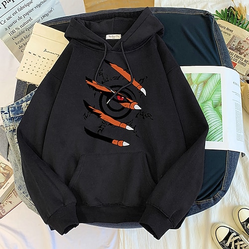 

Inspirado por Naruto Cosplay Animé Dibujos Manga Estampado Harajuku Gráfico Kawaii Sudadera Para Hombre Mujer Adulto Estampado en caliente Poliéster