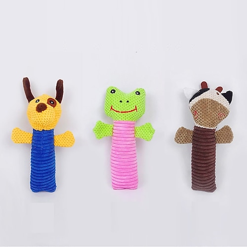 

Dog Corn Fluff Puppet Plush Vocal Toy, Pet Molar Cleaning Teeth Bite-resistant Cloth Art Dog Toy Manufacturer Approval