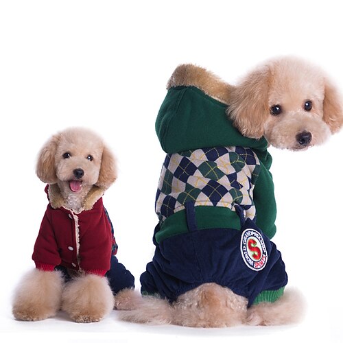 

Winter Warm Pet Dog Clothes Hooded Thicken Cotton Puppy Dogs Coat Jackets For Chihuahua Dogs Clothing Jumpsuit Products