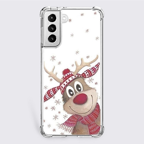 

Christmas Phone Case For Samsung A32 A22 A12 A02 A21s S10 S9 S8 S7 Plus Edge A72 A52 A42 Unique Design Protective Case Shockproof Dustproof Back Cover TPU