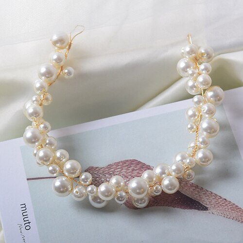 

Headpiece Alloy Wedding Party / Evening Vintage Inspired With Faux Pearl Headpiece Headwear