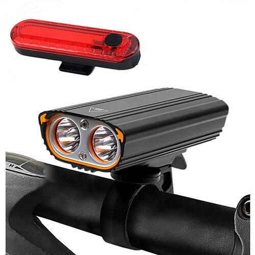 

LED Bike Light Front Bike Light Rear Bike Tail Light LED Bicycle Cycling Waterproof Portable Easy Carrying Rechargeable Li-ion Battery 700 lm Rechargeable Battery Natural White Red Camping / Hiking