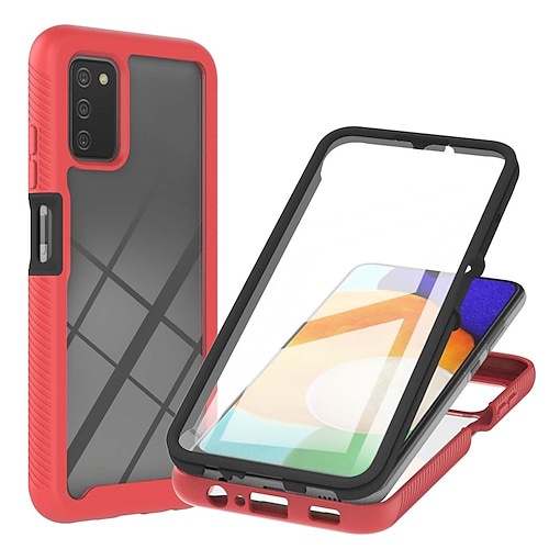 

telefon Etui Til Samsung Galaxy Fuldt etui A14 A34 A54 A73 A53 A33 A52 A42 Klar Støvsikker Stødsikker Gennemsigtig TPU