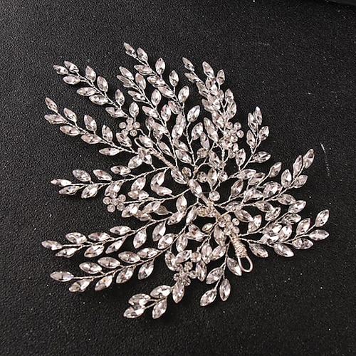 

Headbands Headdress Hair Clip Rhinestone Alloy Wedding Party / Evening Retro With Crystal / Rhinestone Headpiece Headwear