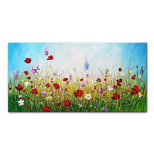

Oil Painting Handmade Hand Painted Wall Art Mintura Modern Abstract Flowers Landscape Pictures Home Decoration Decor Rolled Canvas No Frame Unstretched