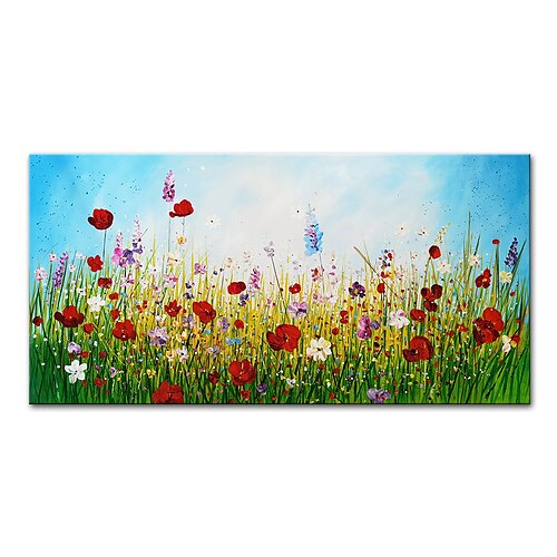 

Oil Painting Handmade Hand Painted Wall Art Mintura Modern Abstract Flowers Landscape Pictures Home Decoration Decor Rolled Canvas No Frame Unstretched