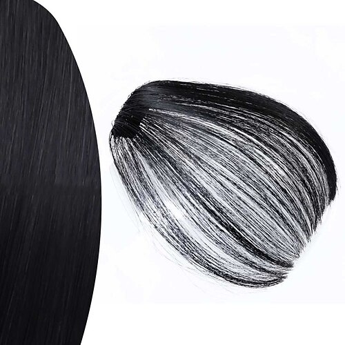 

Fake Blunt air Bangs hair Clip-In Extension Synthetic Fake Fringe Natural False hairpiece For Women Clip In Bangs