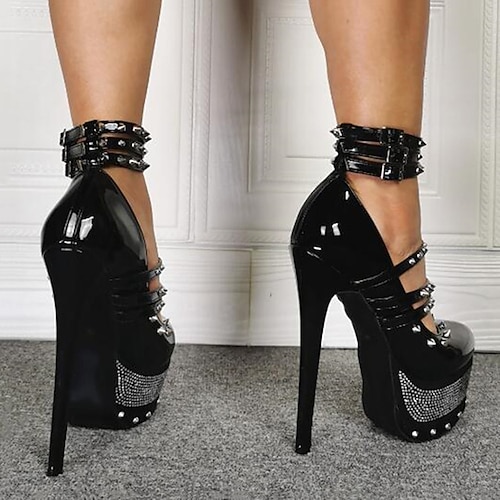 glaze studded sandals