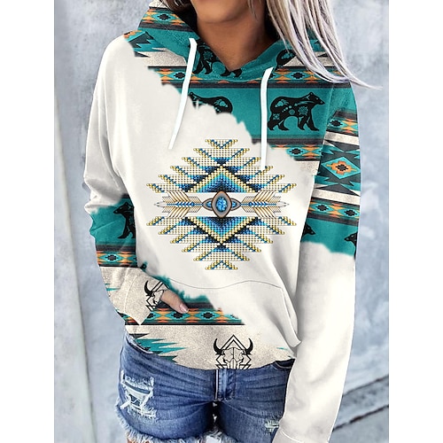 womens aztec sweatshirt