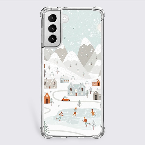 

Christmas Phone Case For Samsung Galaxy A72 A52 A42 A32 A22 A12 A02 A21s Unique Design Protective Case Dustproof Shockproof Back Cover TPU