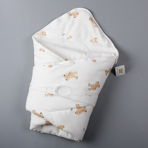 

Baby Cotton Swaddle Blanket, Super Soft and Breathable Newborn Blanket for All Seasons