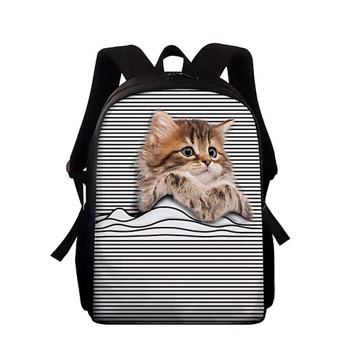 backpack with cat design