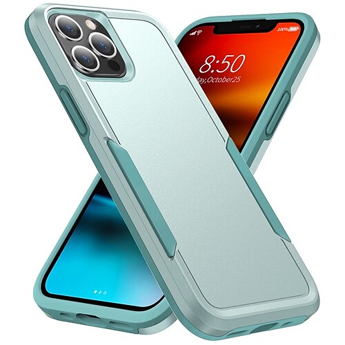 

telefon Etui Til Apple Bagcover iPhone 13 Pro Max 12 Mini 11 X XR XS Max 8 7 Støvsikker Stødsikker Ensfarvet TPU