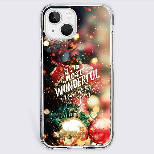 

Christmas Phone Case For Apple iPhone 14 Pro Max 13 12 11 Pro Max Mini X XR XS 8 7 Plus Unique Design Protective Case Dustproof Shockproof Back Cover TPU
