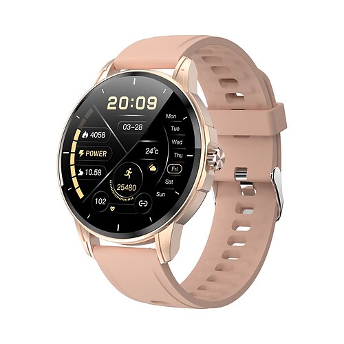 

H36 Smart Watch 1.32 inch Smartwatch Fitness Running Watch Bluetooth Pedometer Sleep Tracker Heart Rate Monitor Compatible with Android iOS Women Men Step Tracker Custom Watch Face IP 67 30mm Watch