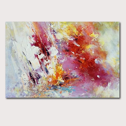 

Wall Art Canvas Prints Painting Artwork Picture Abstract Knife PaintingRed Seascape Home Decoration Decor Rolled Canvas No Frame Unframed Unstretched