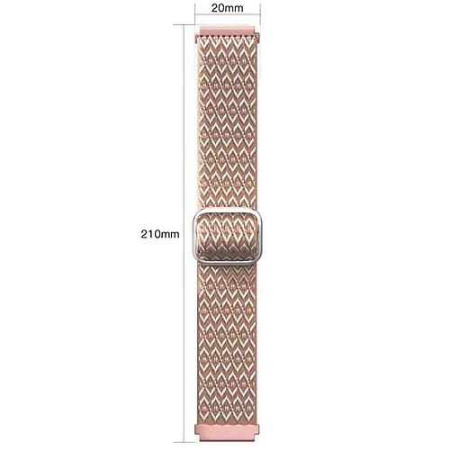 

compatible for samsung galaxy watch 4 band/active 2 watch bands 40mm 44mm/watch 4 classic 42mm 46mm/watch 3 41mm/galaxy watch 42mm/gizmo,20mm soft nylon women men stretchy strap (black/purple)