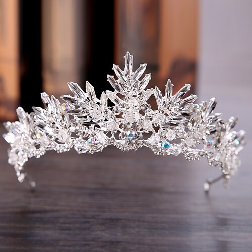 

Crown Tiaras Headbands Headpiece Rhinestone Alloy Wedding Party / Evening Retro With Crystal / Rhinestone Headpiece Headwear