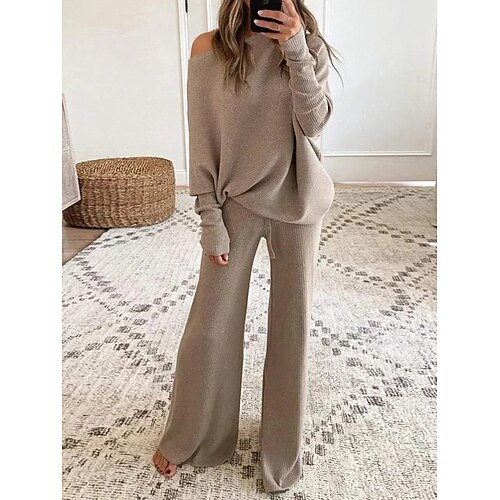 

T shirt Tee Pants Trousers Basic Black Blue Solid Color Plain Round Neck S M L XL 2XL