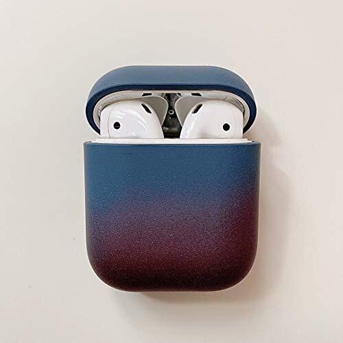 

Hard PC Case for Apple Airpods 2 Airpods 1, Gradient Color Anti-Lost & Full Body Protection Case Cover for Apple Airpods 2 Airpods 1