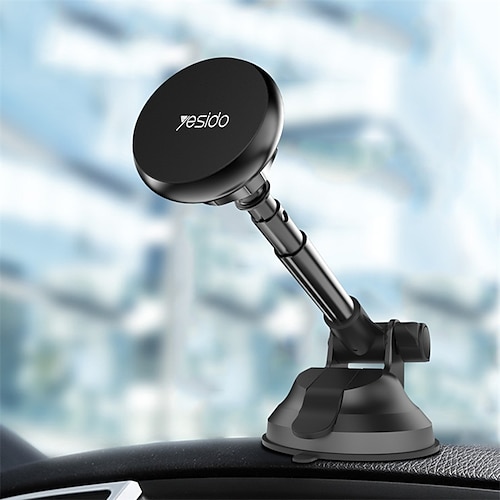 

1Set Universal Magnetic Cell Phone Holder for Car Solid & Durable Car Phone Holder Mount for Dashboard Windshield Long Arm Strong Suction Cell Phone Car Mount Thick Case Heavy Phones Friendly