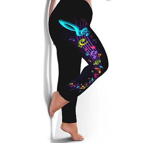 

Women's Plus Size Pants Chinos Print Graphic Sporty Casual Casual Daily Natural Full Length Fall Spring Green Blue Purple L XL XXL 3XL 4XL