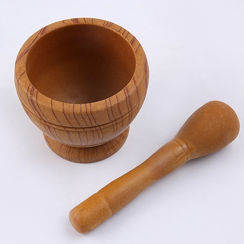 Resin Mortar Pestle Tool Set 11 Cm Large Mortar Kitchen Herbs