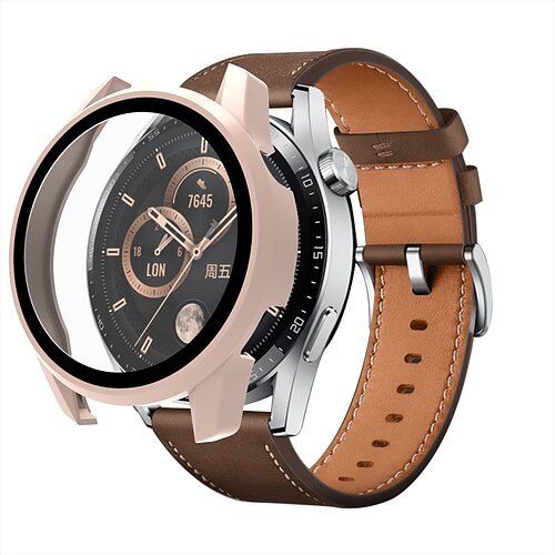 

Case With Screen protector For Huawei HUAWEI WATCH GT 3 42mm / HUAWEI WATCH GT 3 46mm PC Screen Protector Smart Watch Case Compatibility