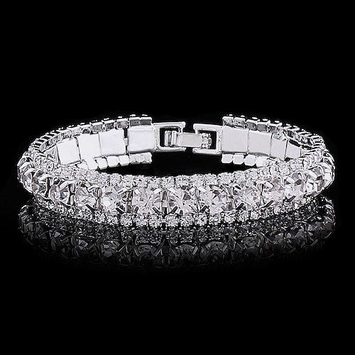 

Women's Bracelet Vintage Style Precious Stylish Elegant Fashion Korean French Chrome Bracelet Jewelry Silver For Wedding Carnival Engagement Prom Festival