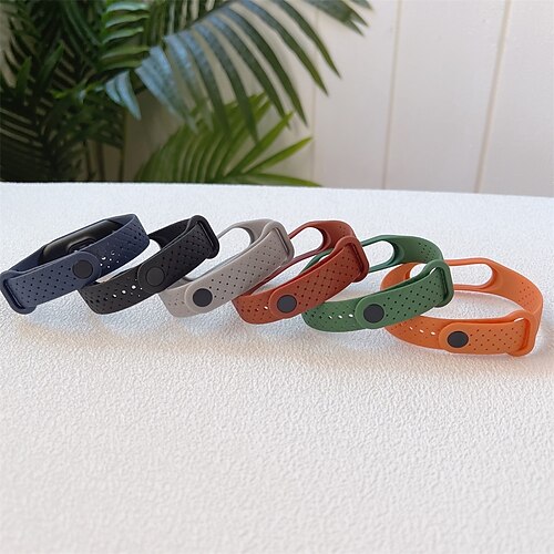

1 pcs Smart Watch Band for Xiaomi Mi Band 3 Xiaomi Mi Band 4 Xiaomi Band 5 Mi band 6 MI Band 4 MI Band 3 Xiaomi Band 5 Mi band 6 Silicone Smartwatch Strap Soft Elastic Stretchy Elastic band Weave