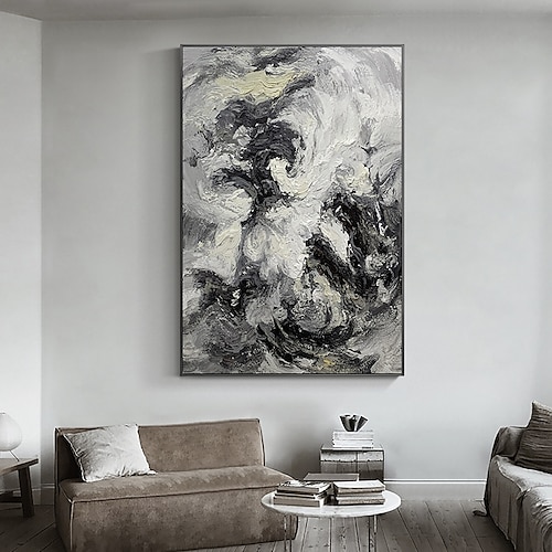 

Manual Handmade Oil Painting Hand Painted Vertical Panoramic Abstract Famous Modern Realism Rolled Canvas (No Frame)