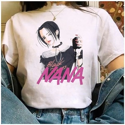 

NANA Cosplay Anime Cartoon Manga Print Harajuku Graphic Kawaii T-shirt For Men's Women's Adults' Hot Stamping Polyester / Cotton Blend