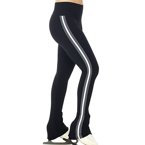

Figure Skating Pants Women's Girls' Ice Skating Pants / Trousers Leggings Outfits Black Fleece Spandex High Elasticity Training Competition Skating Wear Thermal Warm Handmade Ice Skating Figure